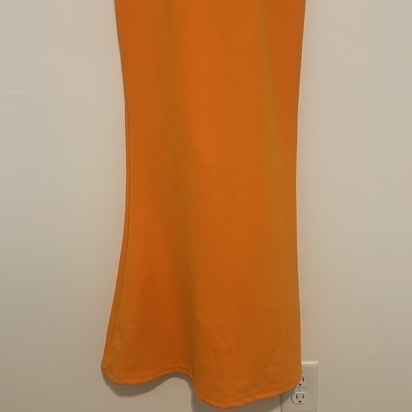 LULUS Melora Orange Sleeveless Maxi Dress, XS - Picture 4 of 11